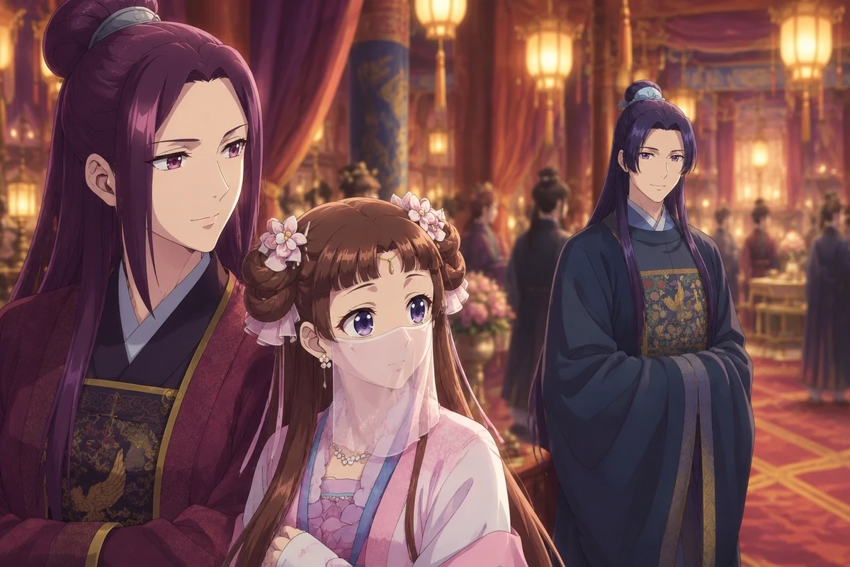 Ah-Duo observing Jinshi's possible marriage prospects with Lishu at a Western Capital banquet