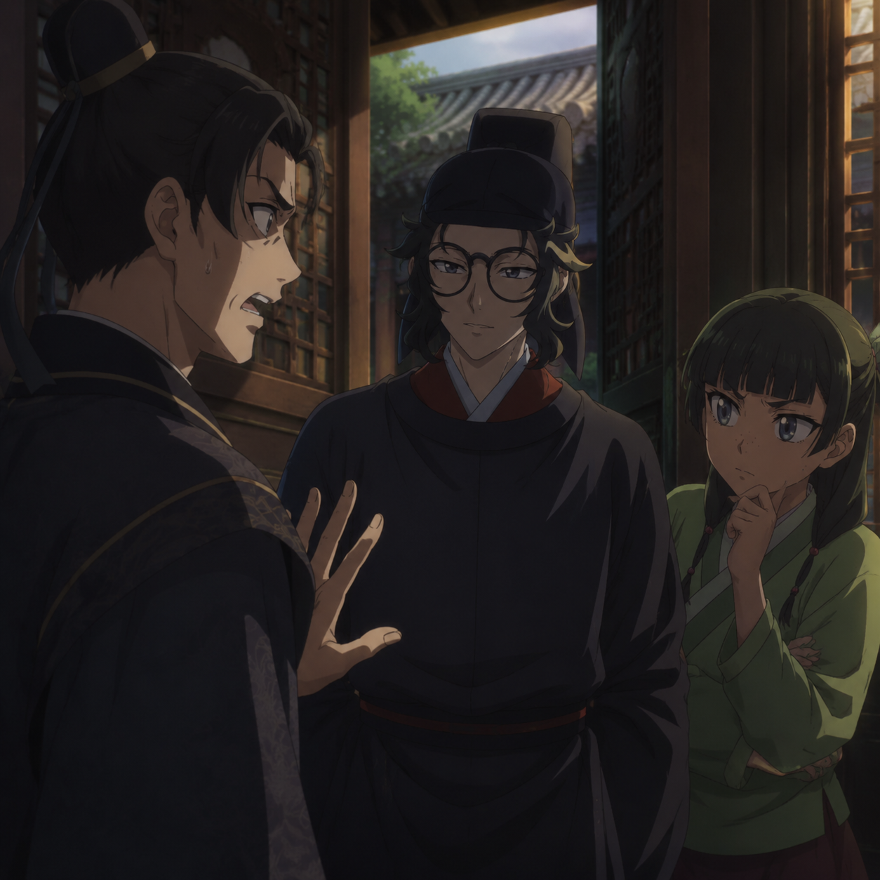 Lahan confronting his brother at the La family residence as the hidden Lakan situation starts to surface