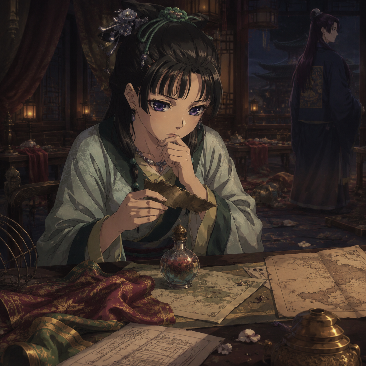 Broken iron, perfume clues, palace reports, and a Western Capital map arranged as evidence
